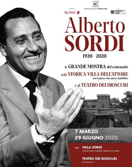 100 jaar Alberto Sordi gevierd met tentoonstelling in eigen villa albertosordi