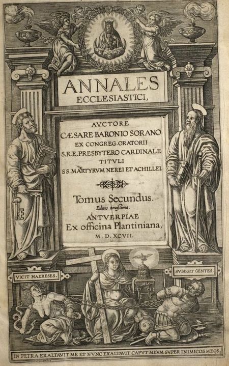 Poggio Bracciolini, De varietate fortunae (VII) Annales_ecclesiastici
