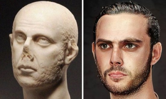 Zwitserse student reconstrueert gezichten van Romeinse keizers aurelianus