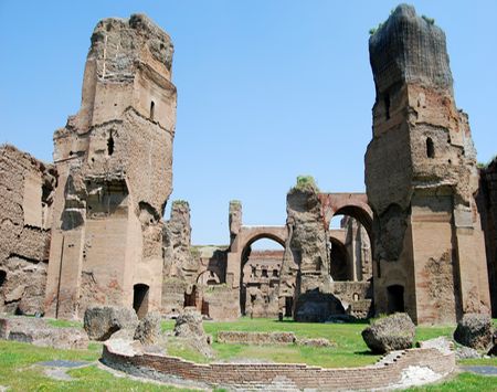 Een nachtelijk bezoek aan de Thermen van Caracalla caracalla