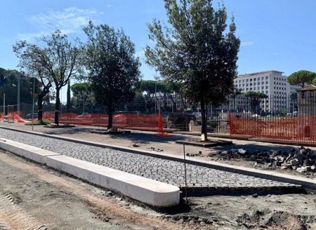 Via dei Cerchi in Rome volledig vernieuwd cerchi