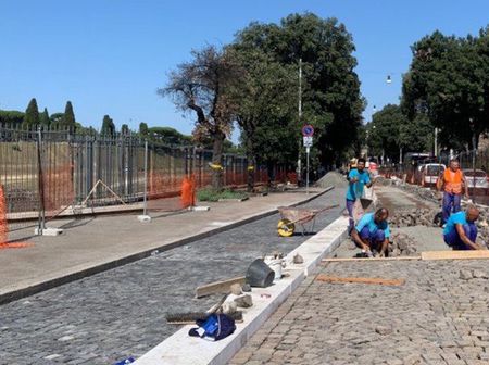 Via dei Cerchi in Rome volledig vernieuwd cerchi2