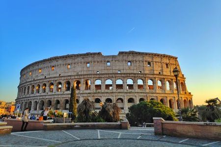 Heel Italië in quarantaine geplaatst colosseo
