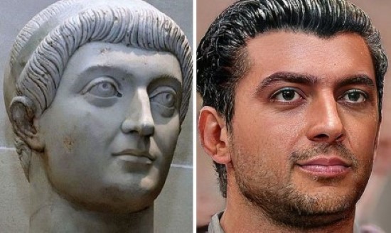 Zwitserse student reconstrueert gezichten van Romeinse keizers constans1