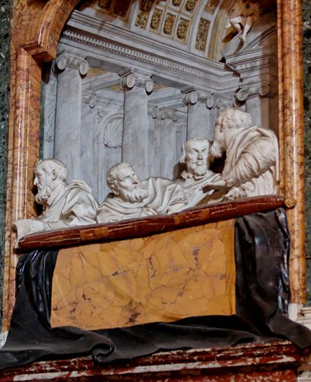 Het interieur van de Santa Maria della Vittoria cornarokapel