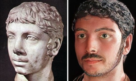 Zwitserse student reconstrueert gezichten van Romeinse keizers elagabalus
