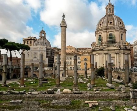 Reconstructie van de Basilica Ulpia in Rome begonnen Forum Trajanus Basilica Ulpia (17)