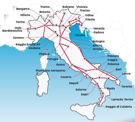 frecciarossa_routes