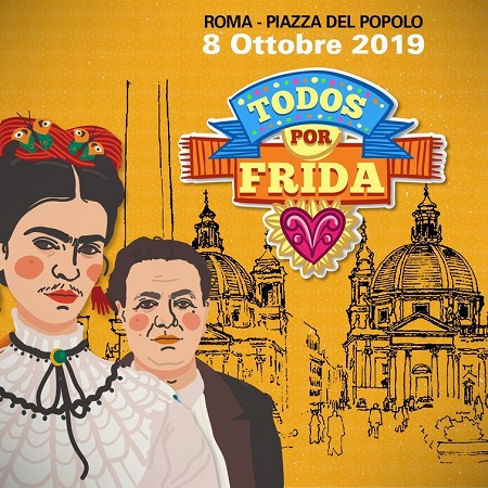 Een ode aan Frida Kahlo in Rome frida1