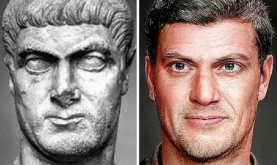 Zwitserse student reconstrueert gezichten van Romeinse keizers galerius