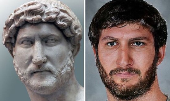 Zwitserse student reconstrueert gezichten van Romeinse keizers hadrianus