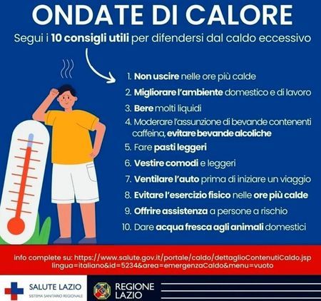 Nieuwe hittegolf op komst in Italië hitte_rome