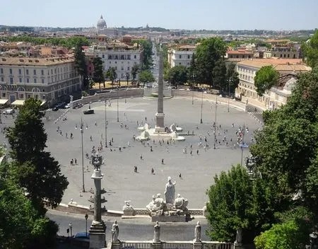 De Grand Tour in Italië piazzadelpopolo