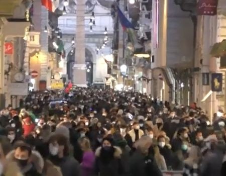 Via del Corso drukte (1)