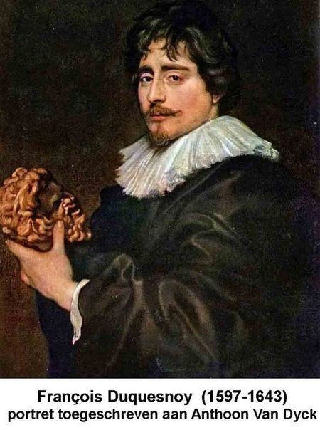 Een Vlaamse beeldhouwer in de Sint-Pietersbasiliek duquesnoy (3)