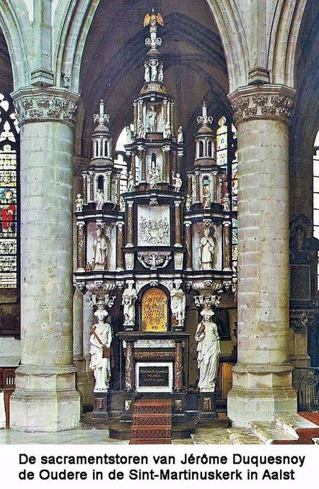 Een Vlaamse beeldhouwer in de Sint-Pietersbasiliek duquesnoy (6)