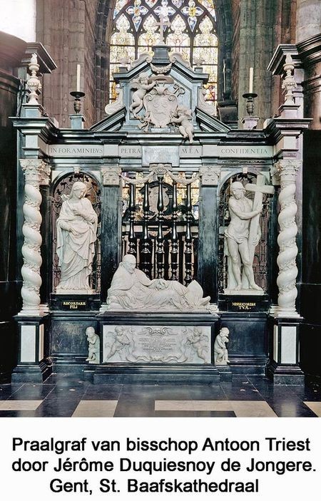 Een Vlaamse beeldhouwer in de Sint-Pietersbasiliek duquesnoy (8)