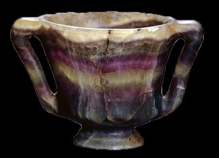 Toptentoonstelling Oog in oog met de Romeinen begint zaterdag in het GRM Tongeren fluorietbeker