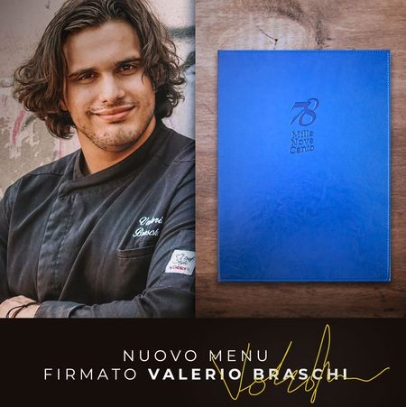 Romeinse chef-kok presenteert lasagne uit een tube valeriobraschi