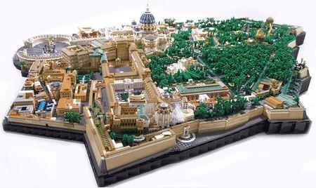 Kunstenaar bouwt Vaticaanstad na met 67.000 stukjes Lego legovati (3)