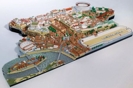 Kunstenaar bouwt Vaticaanstad na met 67.000 stukjes Lego legovati (1)