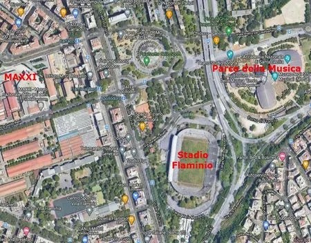Voetballen boven een 2000 jaar oude necropolis flaminio(1)