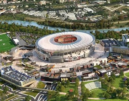 Bouwdossier nieuw voetbalstadion AS Roma moet helemaal worden herzien asroma(12)