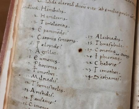 Manuscript Mysteries V – Vermist in Leuven: Cornelius Nepos nepo(4)
