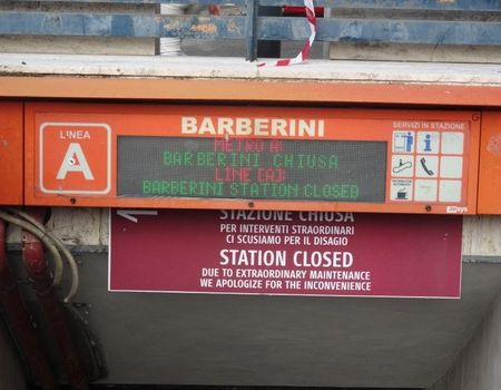 Rome sluit verschillende metrostations wegens onderhoudswerken barmet1