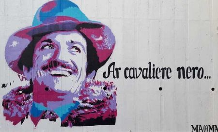 Zes streetart-kunstenaars brengen hulde aan Gigi Proietti proietti-tufello