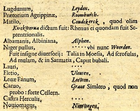 Verloren Romeinse stad Ad Duodecimum wellicht gevonden in Nederland peutingerkaart (6)