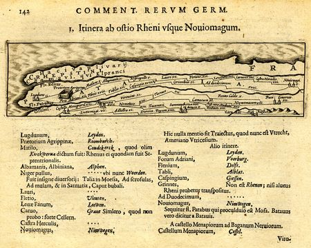 Verloren Romeinse stad Ad Duodecimum wellicht gevonden in Nederland peutingerkaart (1)