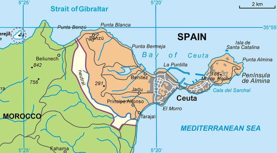 Muur van keizer Justinianus ontdekt in Ceuta ceuta2