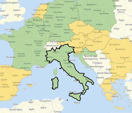 Europese website en app tonen actuele reisinformatie italiaeuropa