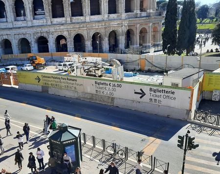 Rome bouwt tunnel aan de Engelenburcht jubeljaar_werken (12)
