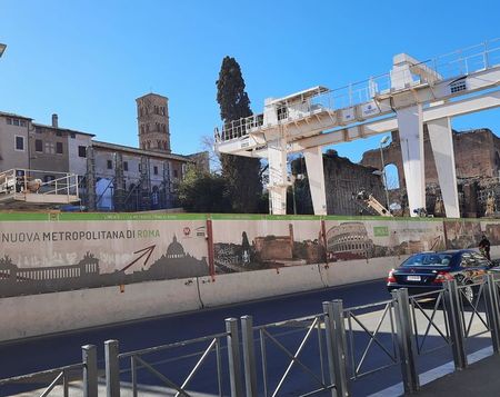 Rome bouwt tunnel aan de Engelenburcht jubeljaar_werken (13)
