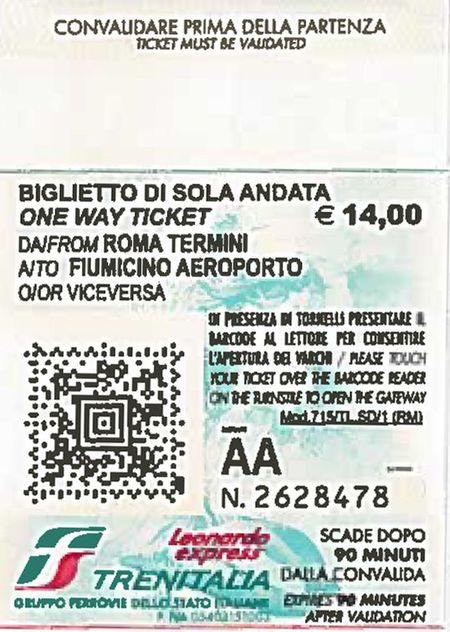 Rome Fiumicino viert zestigste verjaardag leonardoexpress4