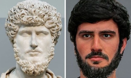 Zwitserse student reconstrueert gezichten van Romeinse keizers luciusverus