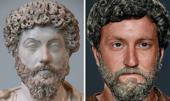 Zwitserse student reconstrueert gezichten van Romeinse keizers marcusaurelius