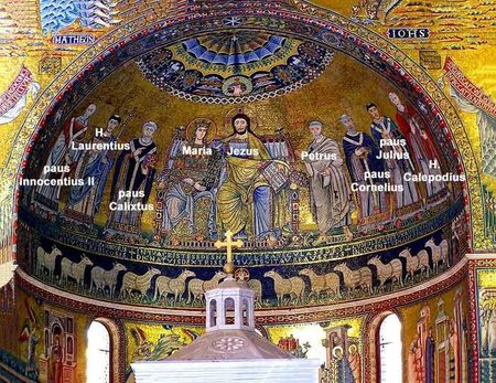 Een bezoek aan de Santa Maria in Trastevere (X) mozaiek_trastevere (1)