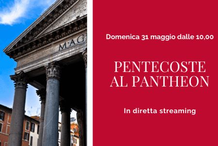 Dit jaar dwarrelen er geen rozenblaadjes in het Pantheon pantheon_pinksteren