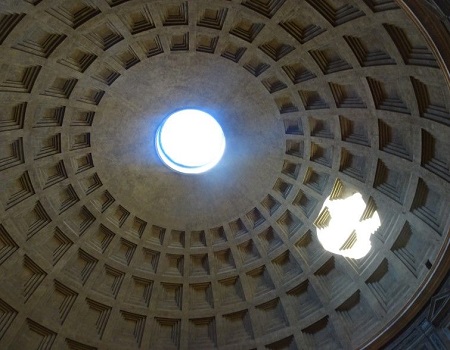 Waarom het Pantheon zo goed bewaard bleef pantheonkoepel