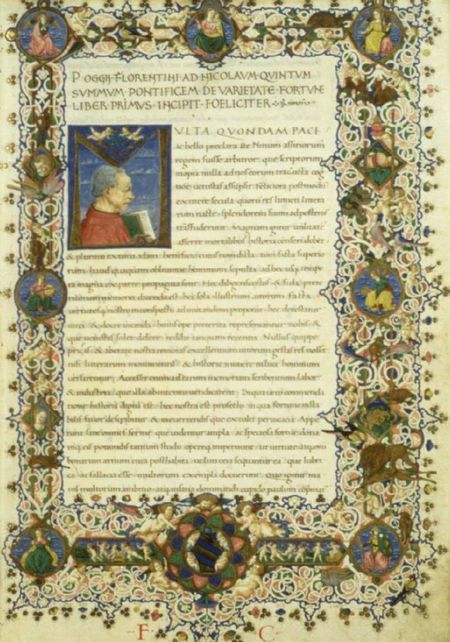 Poggio Bracciolini, De varietate fortunae poggio3