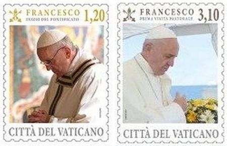 Vaticaanstad brengt nieuwe reeks postzegels uit postzezgel_franciscus2