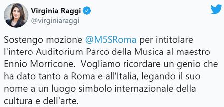 Parco della Musica wordt wellicht Auditorium Ennio Morricone raggi_ennio