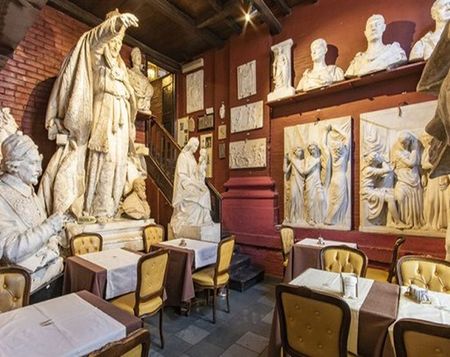 Eten en drinken in het atelier van Canova in Rome tadolini (2)