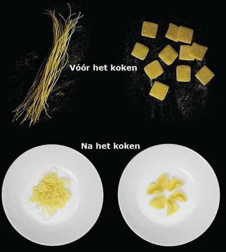 Nieuwe pasta verandert tijdens het koken in je favoriete vorm transform_pasta (7)