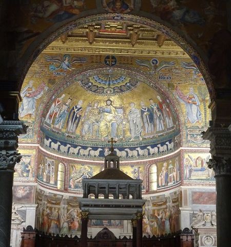 Een bezoek aan de Santa Maria in Trastevere (X) trastevere_mozaiek (1)