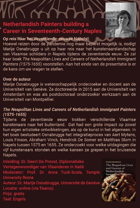 Uitnodiging boekvoorstelling ‘Nederlandse schilders in het zeventiende-eeuwse Napels’ uitnodiging_neopolitan2