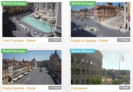 Heimwee naar Rome? Kijk even wat er nu zoal gebeurt in de stad webcam1
